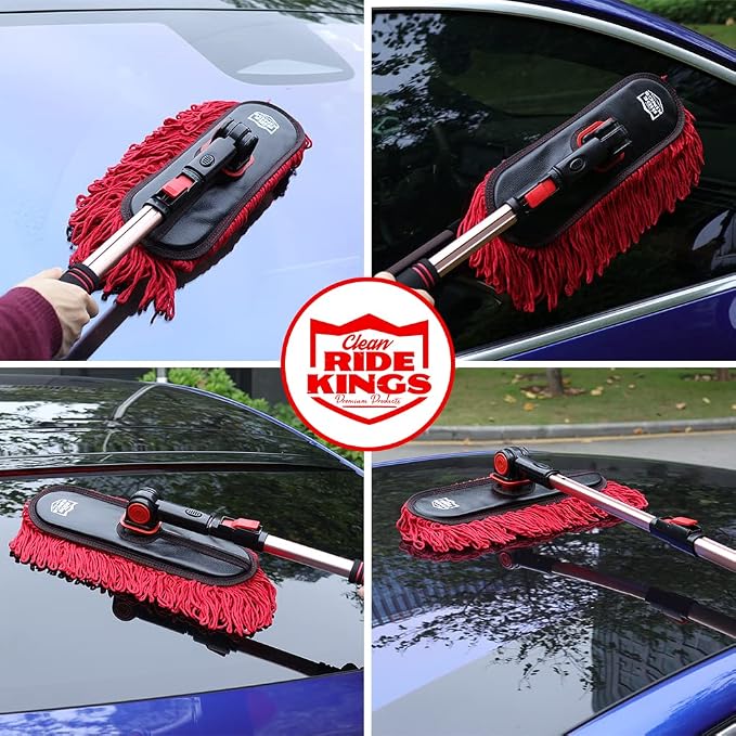 Car Duster Exterior Scratch Free, Car Dusters Extendable Handle Cleaning - Image 6