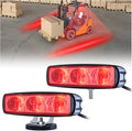 2Pcs Forklift Safety Light Red, 30W Straight Line Forklift and AGV Safety by HSYFUNA