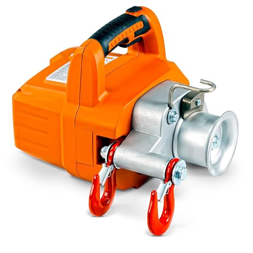SuperHandy Electric Portable Capstan Winch, Brushless Motor, 1000-2000 lbs Max by SuperHandy