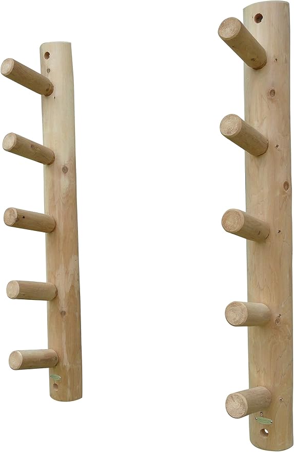 10-Place Wall-Mounted Ski Log Racks - Image 2