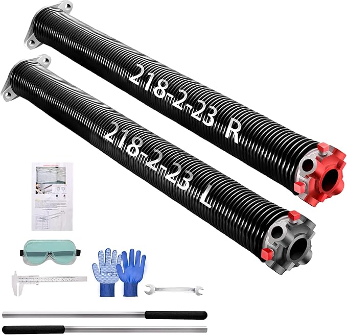 2" Garage Door Springs Pair, Garage Door Spring Replacement, Torsion Springs by Unknown