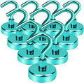 DIYMAG Magnetic Hooks, 30Lbs Strong Heavy Duty Cruise Magnet S-Hook by DIYMAG