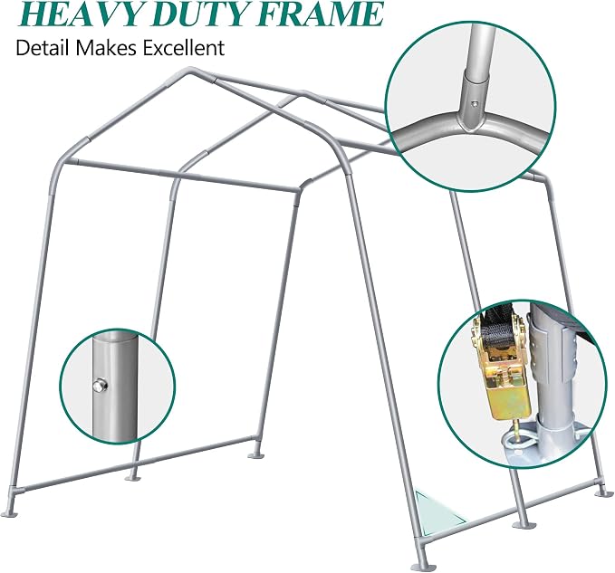10' x 10' Outdoor Storage Shelter - Image 6