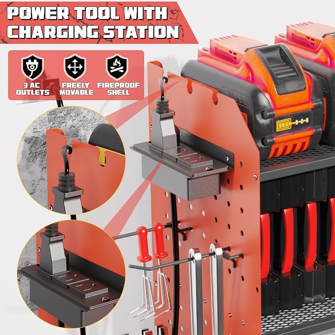 45" Large Power Tool Organizer Wall Mount - Image 5
