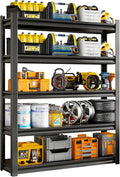 72" H Garage Shelving Unit, Garage Storage Shelves 2500LBS Heavy Duty Shelving by IYANEN