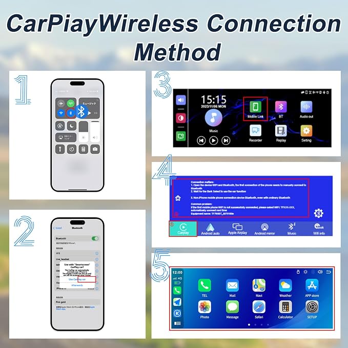 Wireless Car Stereo CarPlay Screen - Image 3