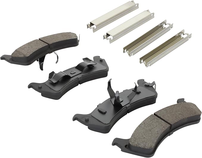 Premium Semi-Metallic Rear Brake Pads Compatible - Image 2