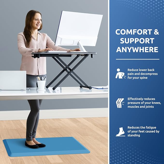 KitchenClouds Kitchen Mat Cushioned Anti Fatigue Kitchen Rug 0.75inch - Image 4