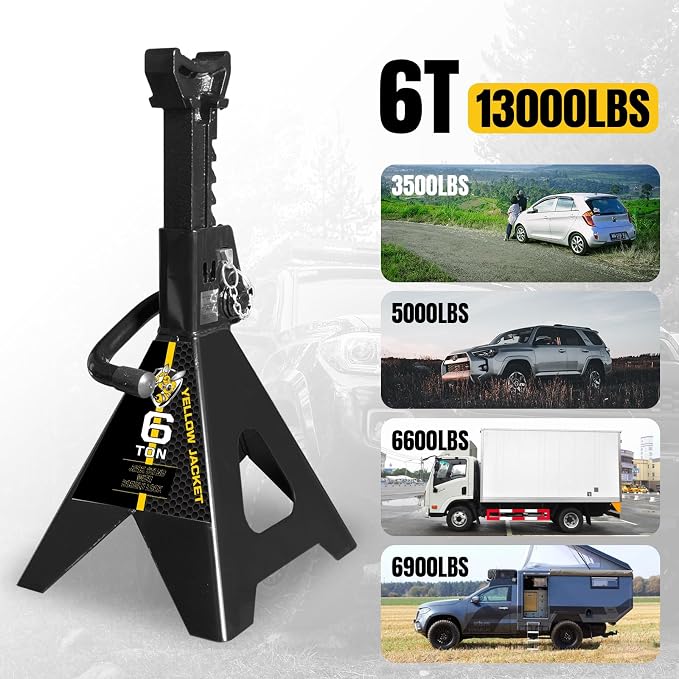 YELLOW JACKET Jack Stands 6 Ton - Image 6