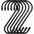 Nisoger 6 Pack 6 Inch S Hook, Large Vinyl Coated S Hooks by Nisoger