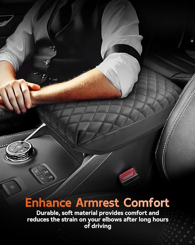CDEFG for Ford Ranger 2024-2025 Center Console Cover Armrest Box Cover for - Image 5