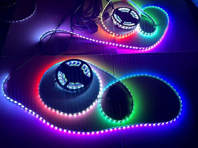 Black Out Full Tinted Smoked LEDs x4PCS 4FT 48" 1.2Meters RGB Dream Color - Image 4