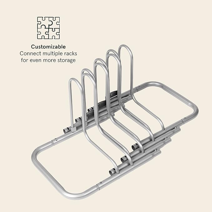 Retrospec Stash Rack 2, 4 & 5 Bike Floor Stand Bicycle Storage Organizer - Image 3