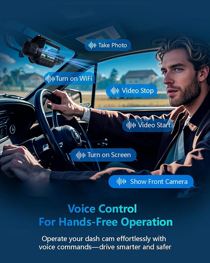 AI Dash Cam Front Rear Inside - Image 9