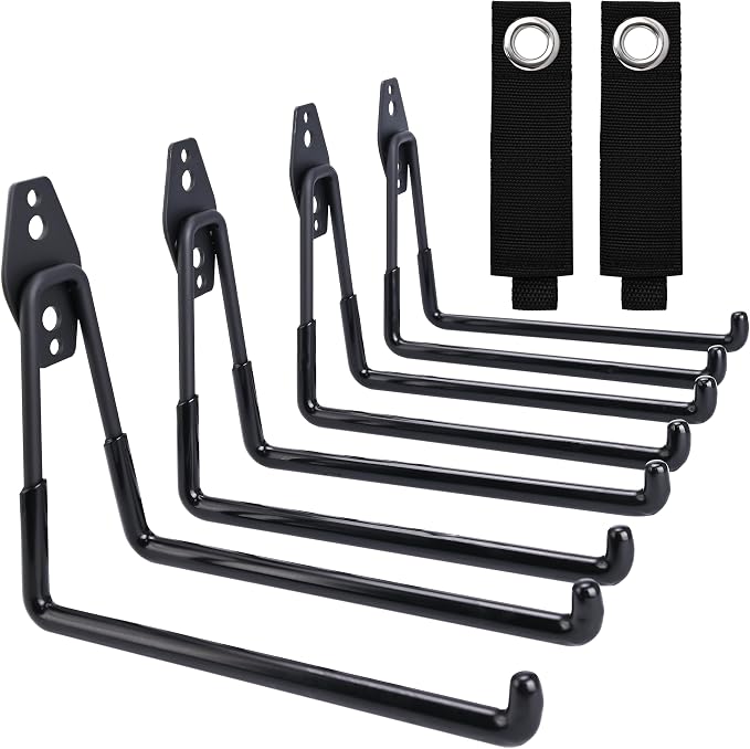 QUELIEN Large Garage Hooks, Heavy-Duty 7.5 in Cord Organizer by QUELIEN