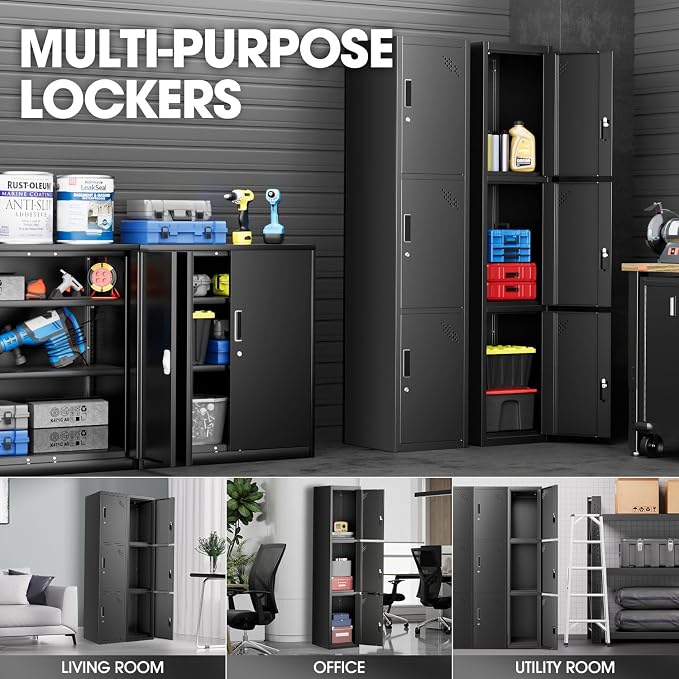 DNA MOTORING Metal Storage Cabinet - Image 6