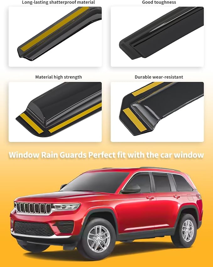 in-Channel Window Rain Guards Fit - Image 8