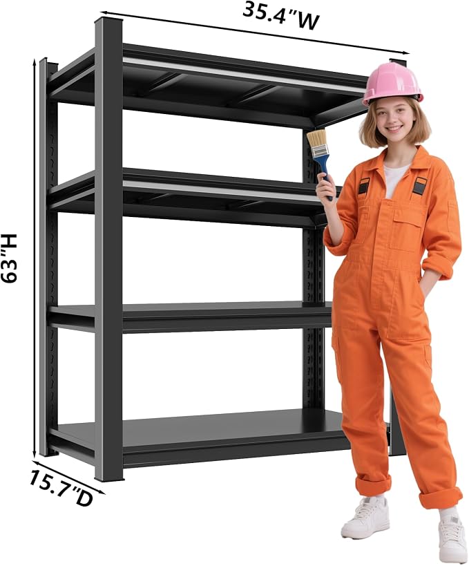Thickened Steel Structure Multi-Functional Storage Shelves Load Capacity 500 - Image 2