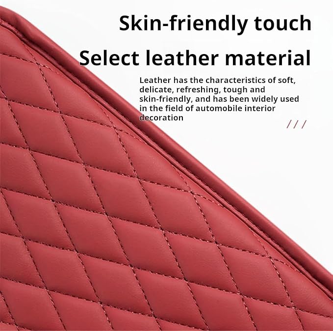 Car Armrest Cover Leather Car Console Covers Box Pad - Image 7