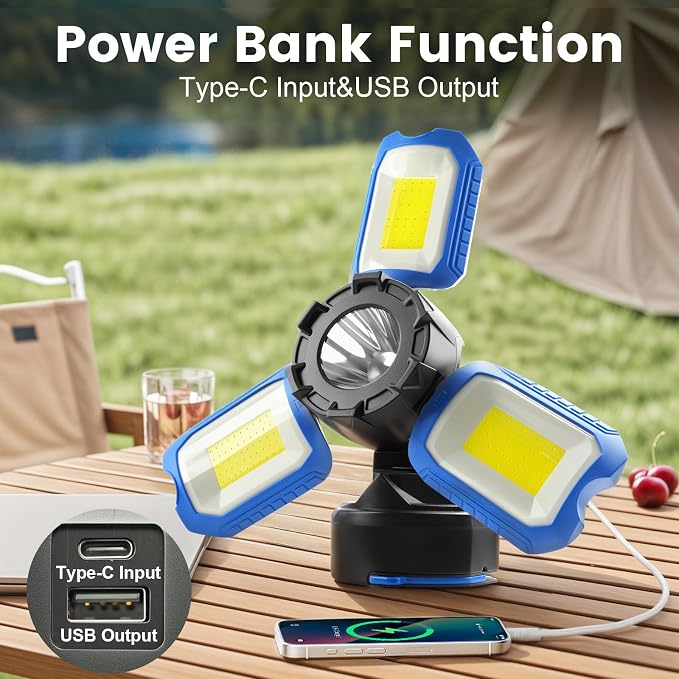 4000LM Rechargeable LED Work Light - Image 6