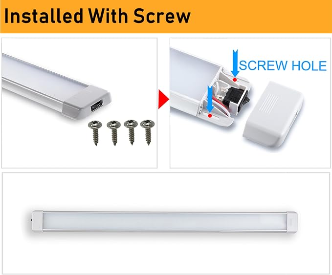 LED Interior Utility Light Fixture 38.2" x 2.6", High Lumen-Output Low Current - Image 4
