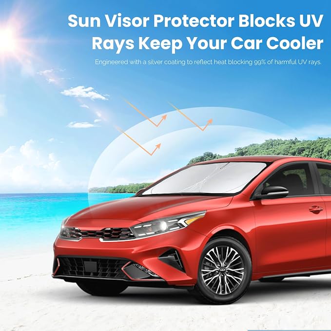 Sunshade Windshield Sun Shade for Kia K5 2021-2026 K900 Stinger Accessories - Image 2