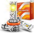 SEALIGHT H16 H11 H8 LED Fog Light Bulb Yellow, 800% Brightness 14, 000 Lumens by SEALIGHT