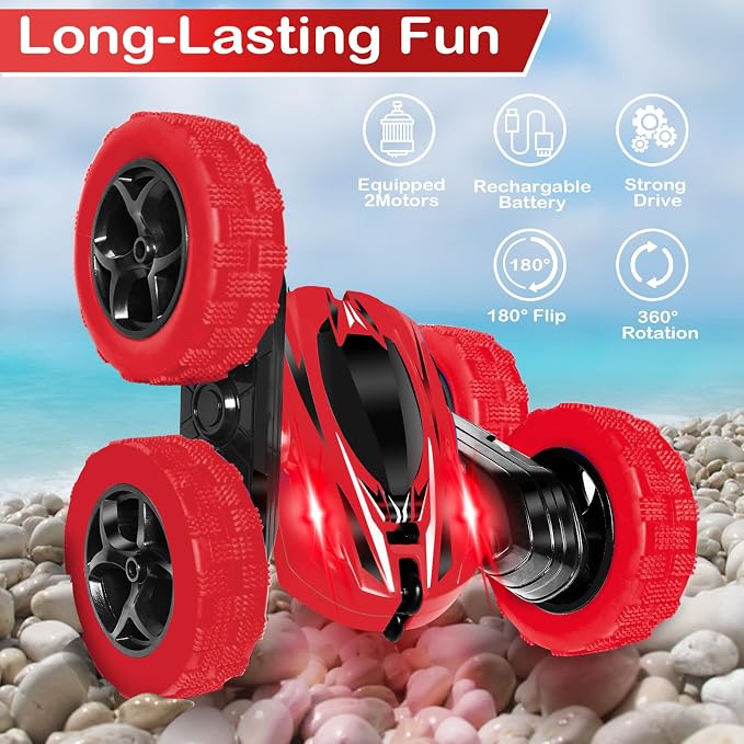 FREE TO FLY Rc Car Remote Control Toys: 4Wd Stunt Vehicle All Terrain - Image 5