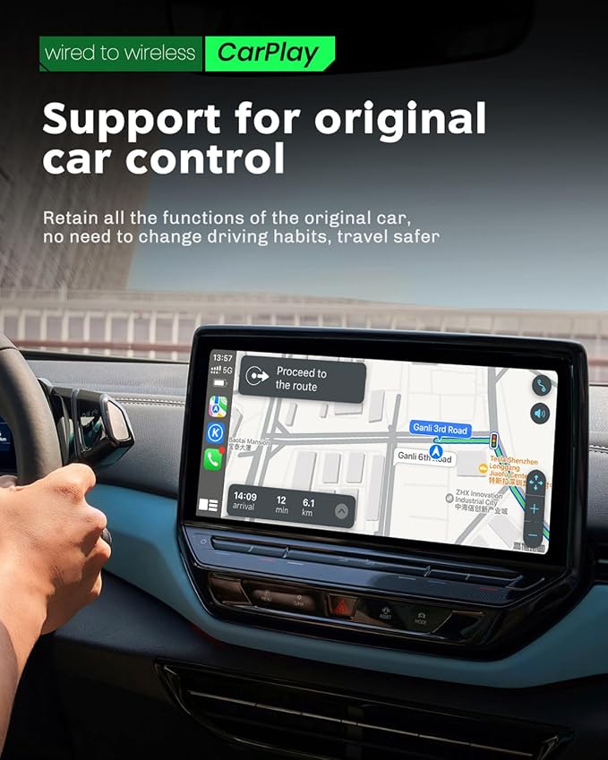 MMB Wireless Carplay Adapter for Apple 2025 Upgrade Mini Apple carplay Fast & - Image 6
