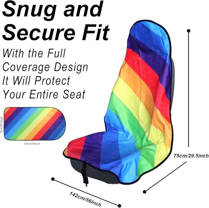 Car Seat Cover Protector Front Seats, - Image 3