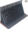 32 Pack L11 x H 8" Black Heavy Duty Shelf Brackets by MHMYDZ