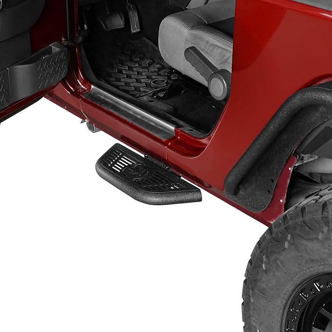 u-Box JK Running Boards 2-Door Side Hoop Door Steps - Image 4