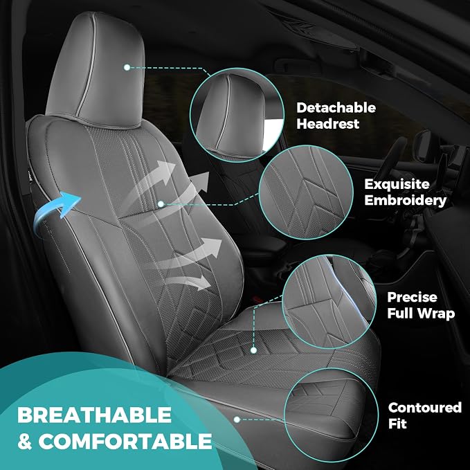 for Toyota RAV4 Seat Covers 2013 2014 2015 2016 2017 2018 RAV 4 XLE SE Limited - Image 3