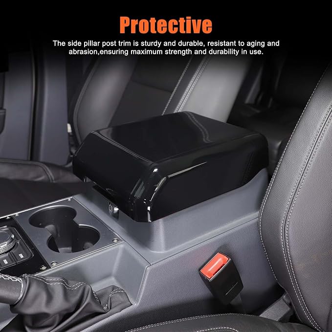 Armrest Box Cover Center Console Pad Compatible - Image 6