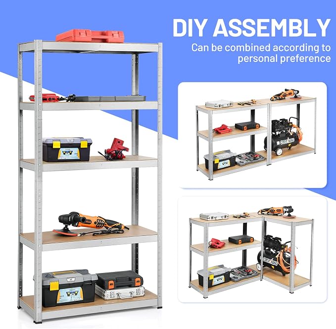 ERGOMASTER 5 Tiers Steel Shelves - Image 4