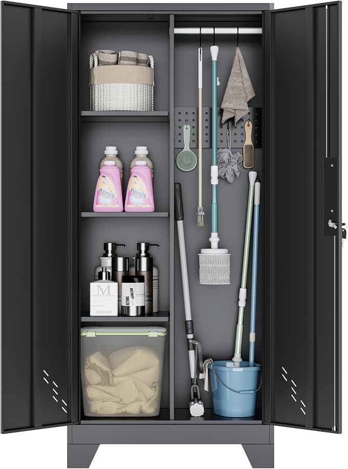 Metal Storage Cabinet, Utility Cabinet by ZONLESON