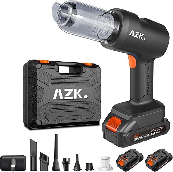 Car Vacuum Portable Cordless, 36500Pa High Power Suction & Blower, Wireless by Unknown