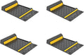 4 Pack Parking Mats for Garage Floors, 21.6" X11.4" Durable Rubber Car Parking by THAIMATS