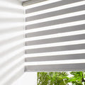 Persilux Cordless Zebra Blinds for Windows Free-Stop Window Shades Dual Layer by PersiluxHome