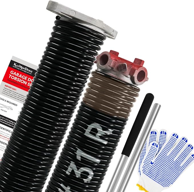 Pair of 1.75" Garage Door Torsion Springs Set by KaiMinDogzGarageDoorSpring