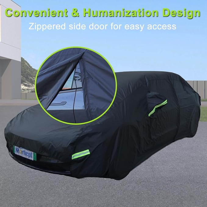 Car Cover for Tesla Model 3, Custom Fit Waterproof All Weather Full Exterior - Image 2