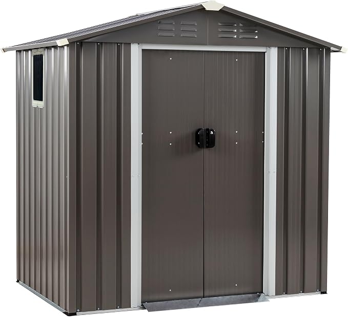 Shintenchi 6x4 FT Outdoor Storage Shed - Image 6