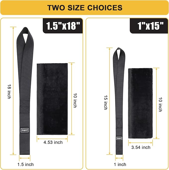 Ayaport Soft Tie Cover Set Include 4 pcs Synthetic Sheepskin Plush Covers and 4 - Image 3