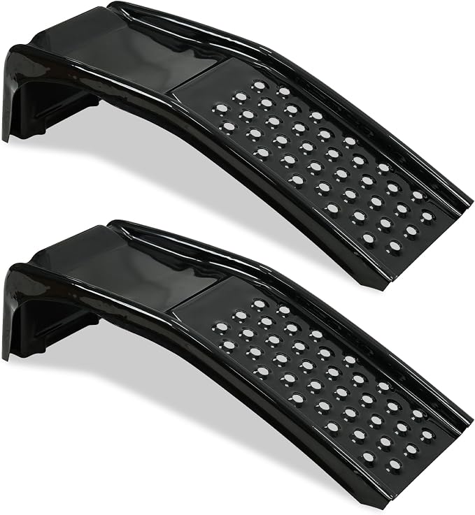 Rockland 4 Ton 8000 LBS Solid Steel Car Ramp Set, Heavy Duty Auto Truck Ramps by Rockland
