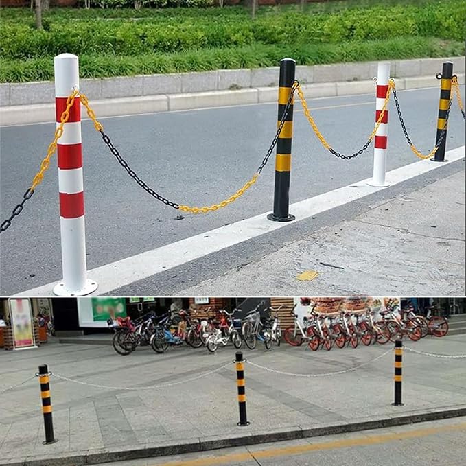 Safety Barrier Bollard for Driveways, Parking Bollard for Warehouse, Traffic - Image 2