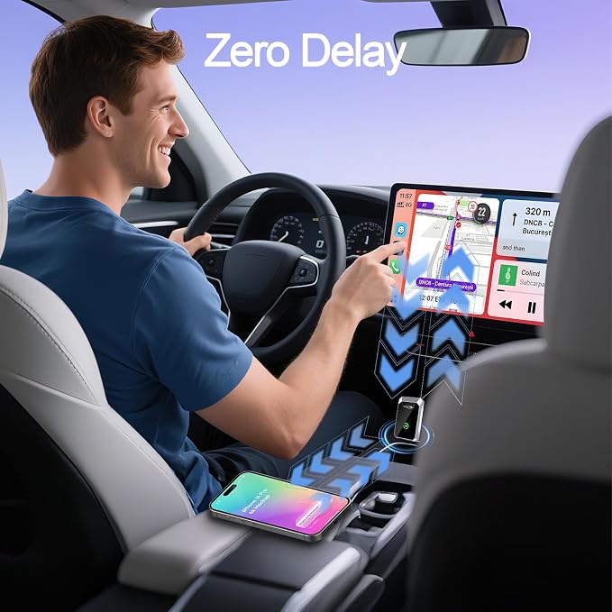 Mini Wireless Carplay Adapter for iPhone&Android Auto 2-in-1, 2025 Upgrade - Image 8