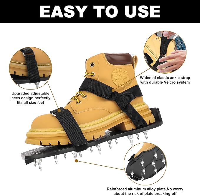 Epoxy Floor Spiked Shoes Fully Assembled Gunite Spiked Shoes - Image 4
