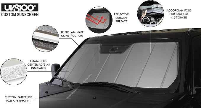 Covercraft UVS100 Custom Sunscreen | Fits 2009-2016 Audi A4/S4, 2009-2016 A4 - Image 3