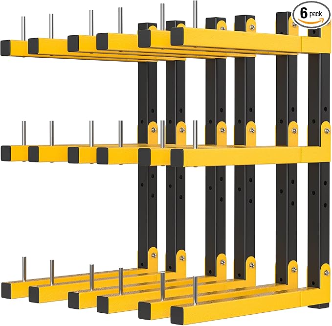Lumber Rack Wall Mount Storage Racks Folding Wood Organizer Heavy Duty Shelf by Riciakik