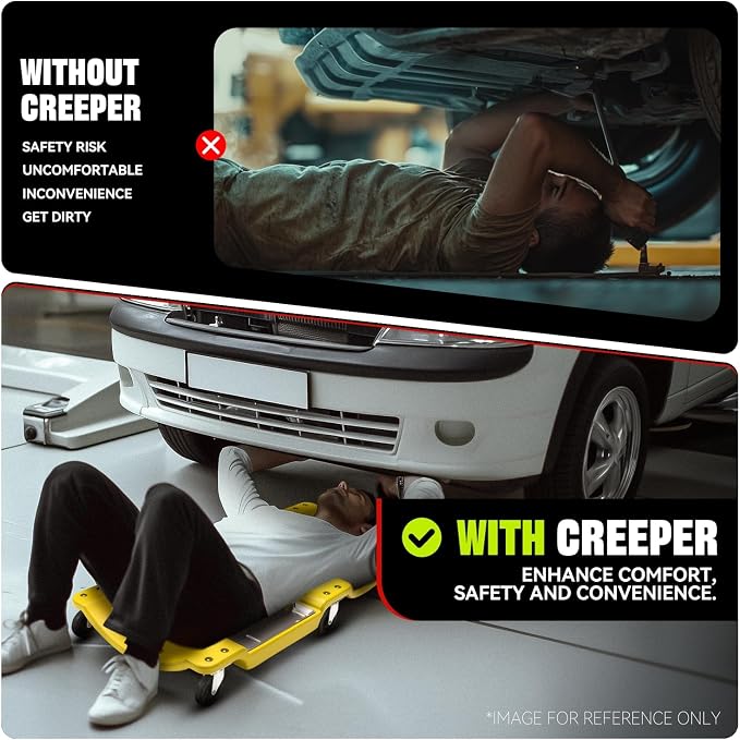 Auto Dynasty 40 Inches Mechanic Creeper, Automotive Garage Repair Low Profile - Image 7